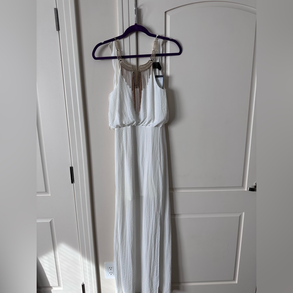 White Chain Dress